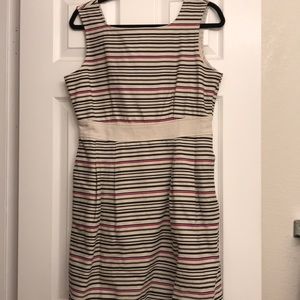 Vintage striped dress with pockets